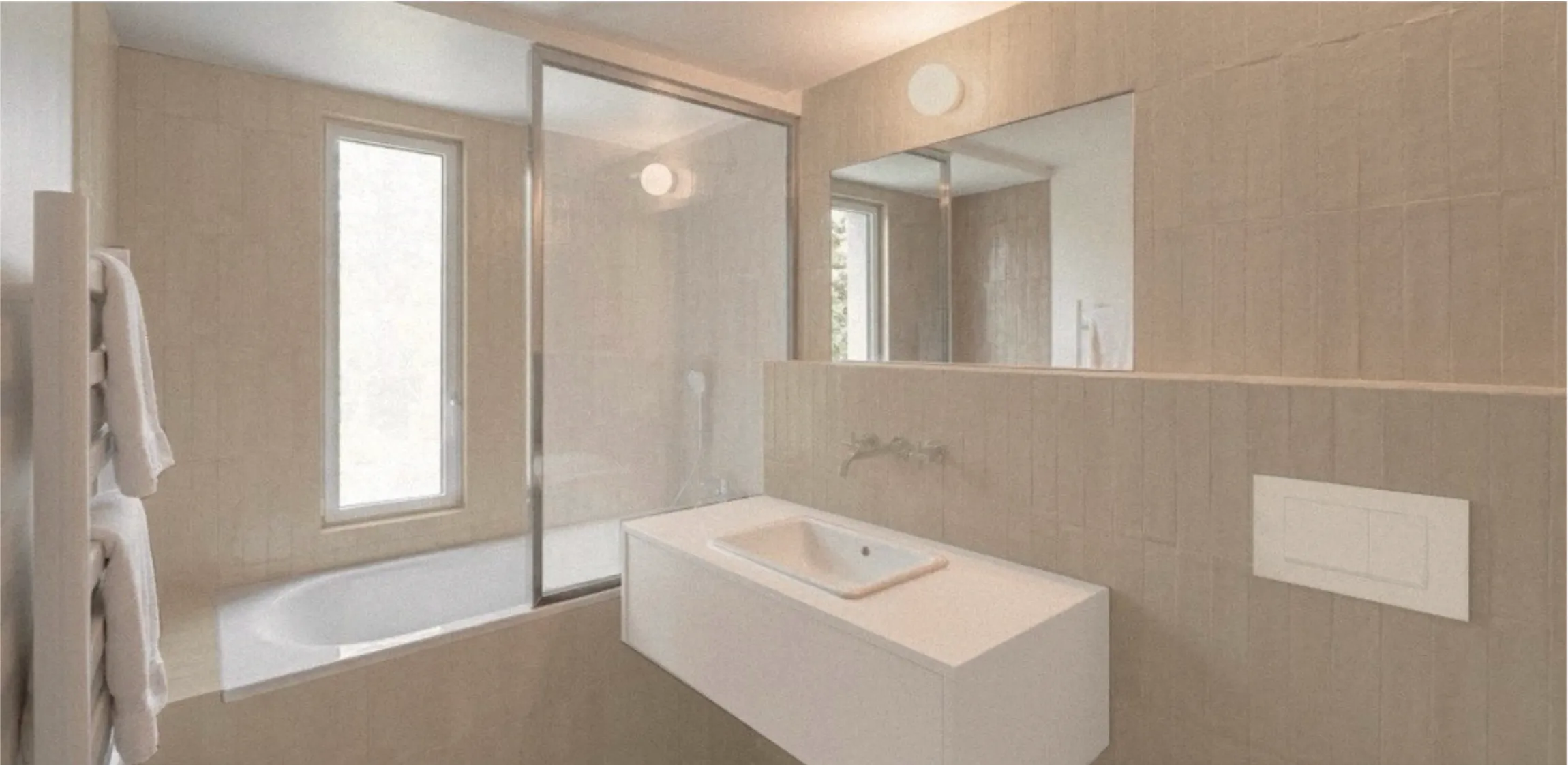 Salle de bain rénovée