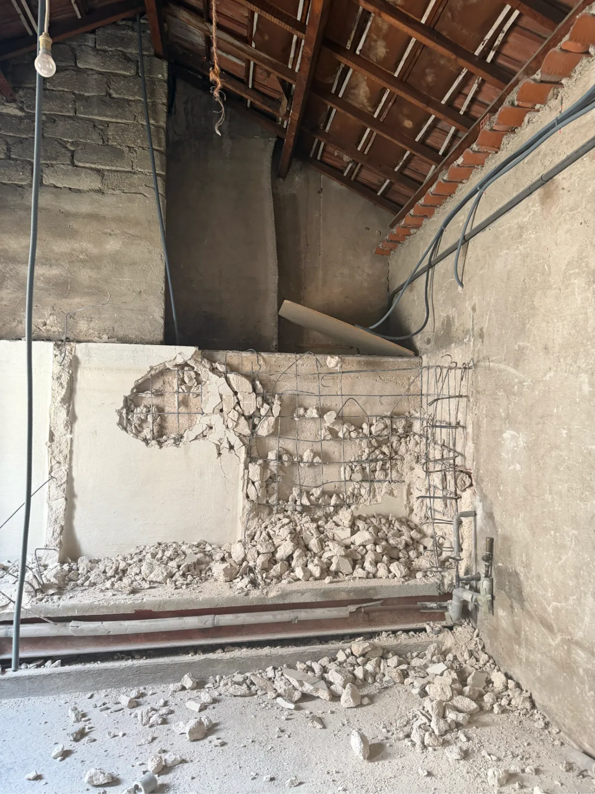 Chantier de démolition du duplex